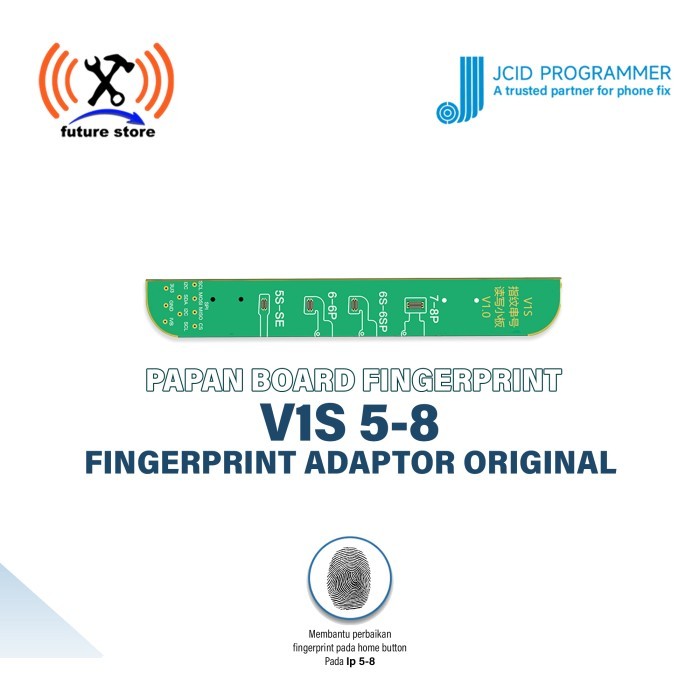 Jual JCID V1S board fingerprint serial number R&W adaptor Original ...