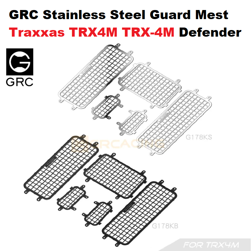 Jual GRC Stainless Steel Guard Mesh 1/18 RC Defender Traxxas TRX4M TRX ...