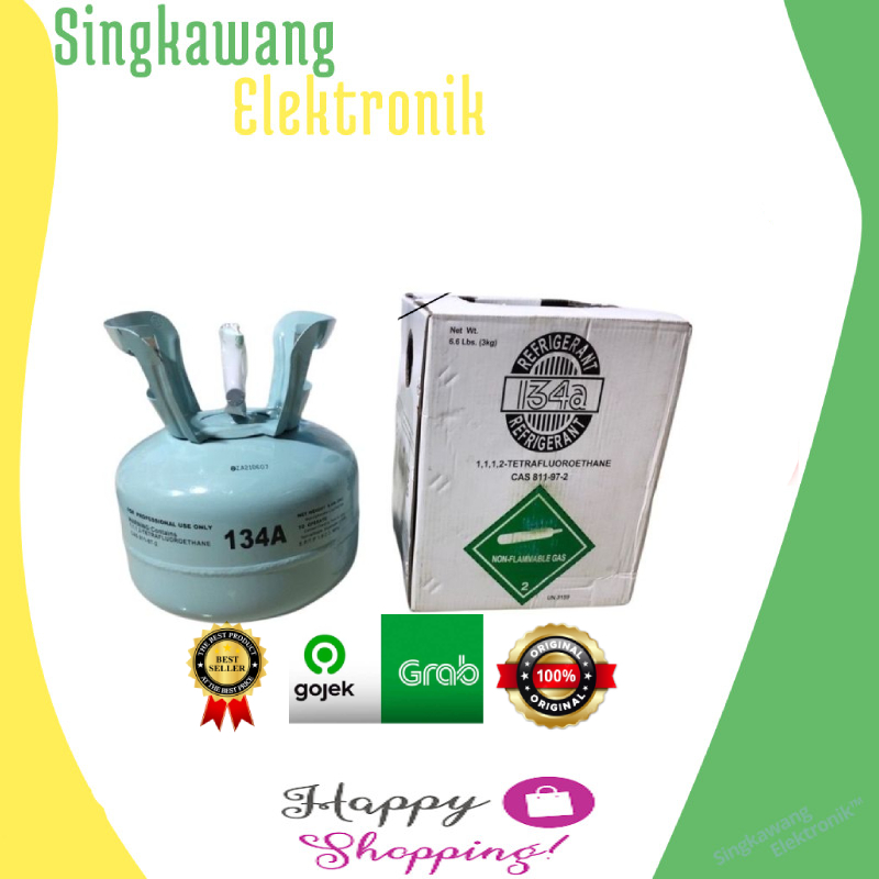 Jual REFRIGERANT FREON R 134A - 3kg | Shopee Indonesia