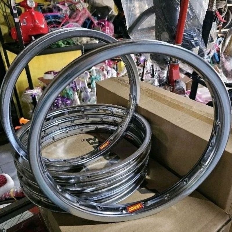 Jual Rim Sepeda Velg Peleng Sepeda 18 Bmx Mini Ctb Besi 36h | Shopee ...