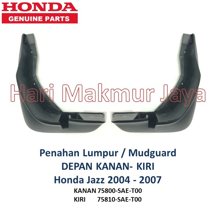 Jual Penahan Lumpur DEPAN Mudguard Honda JAZZ FIT 2004 2005 2006 2007 idsi vtec Mud Flap Guard