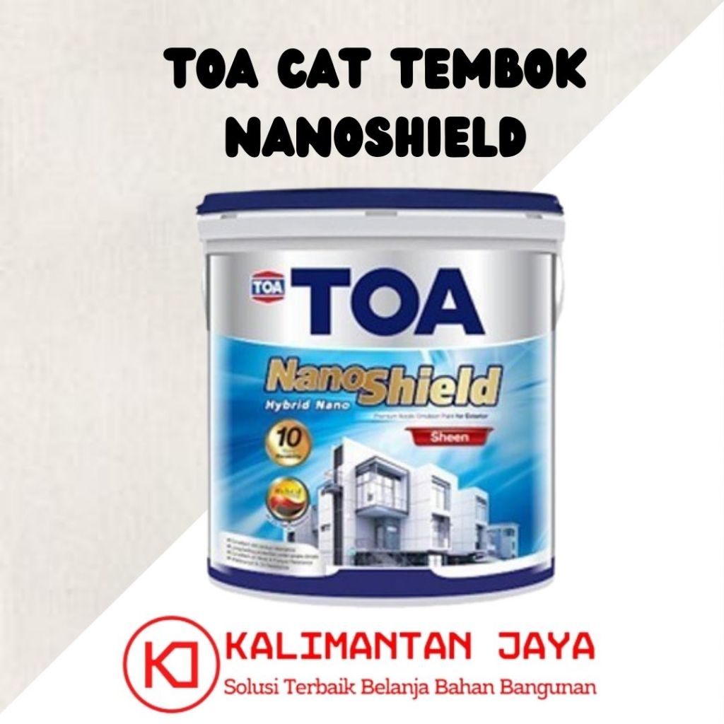 Jual CAT TEMBOK TOA NANOSHIELD 2.5KG Shopee Indonesia
