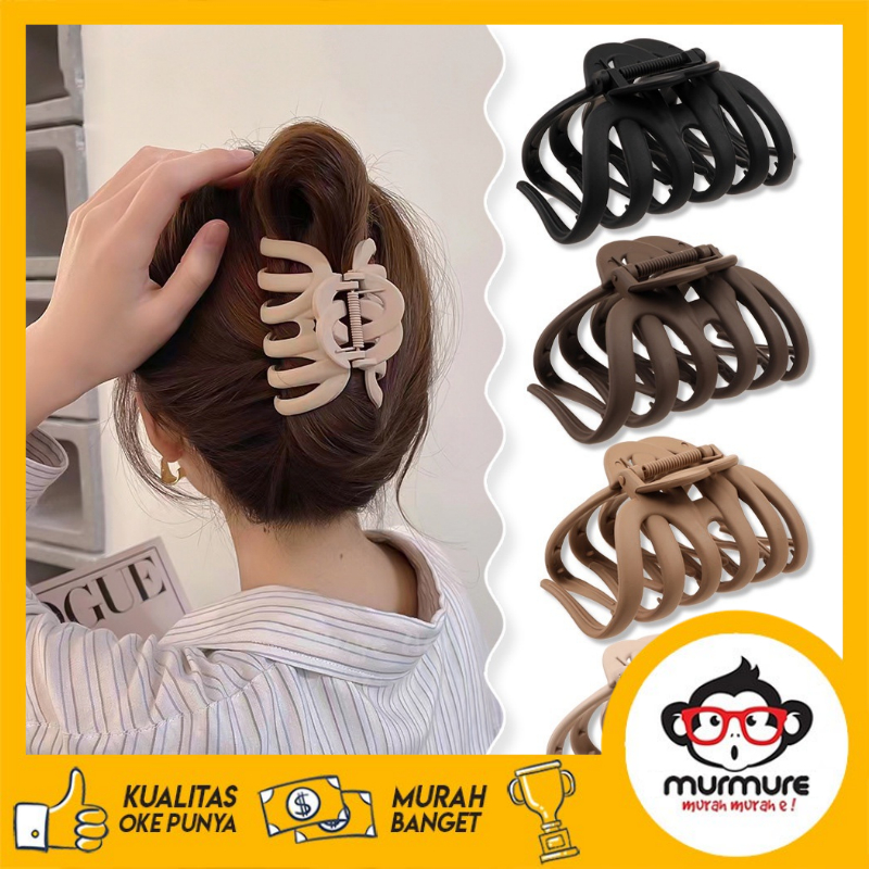 Jual Murmure I 9cm Jepit Rambut Cakar Jumbo Doff Model Korea Jepitan Jedai Salon Matte Doff 