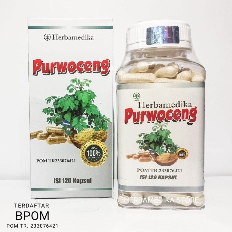 Jual Ekstrak Purwoceng Herbamedika Isi 120 Kapsul Bpom Shopee Indonesia