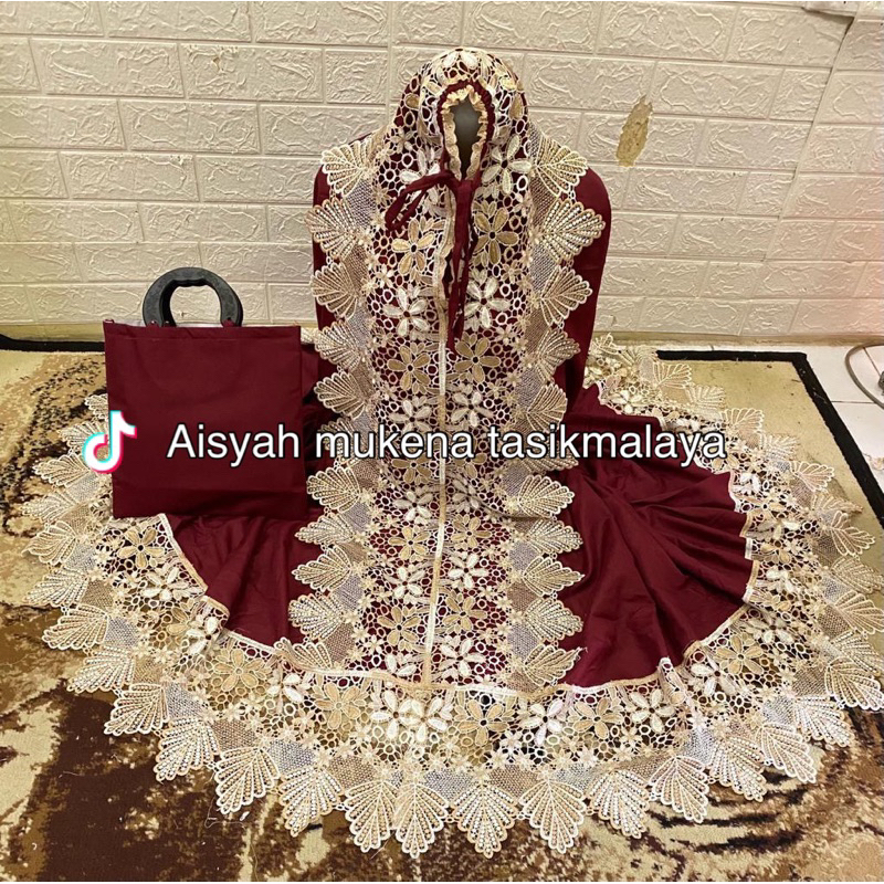 (READY STOK )MUKENA KATUN KD FULL RENDA RUNCING
