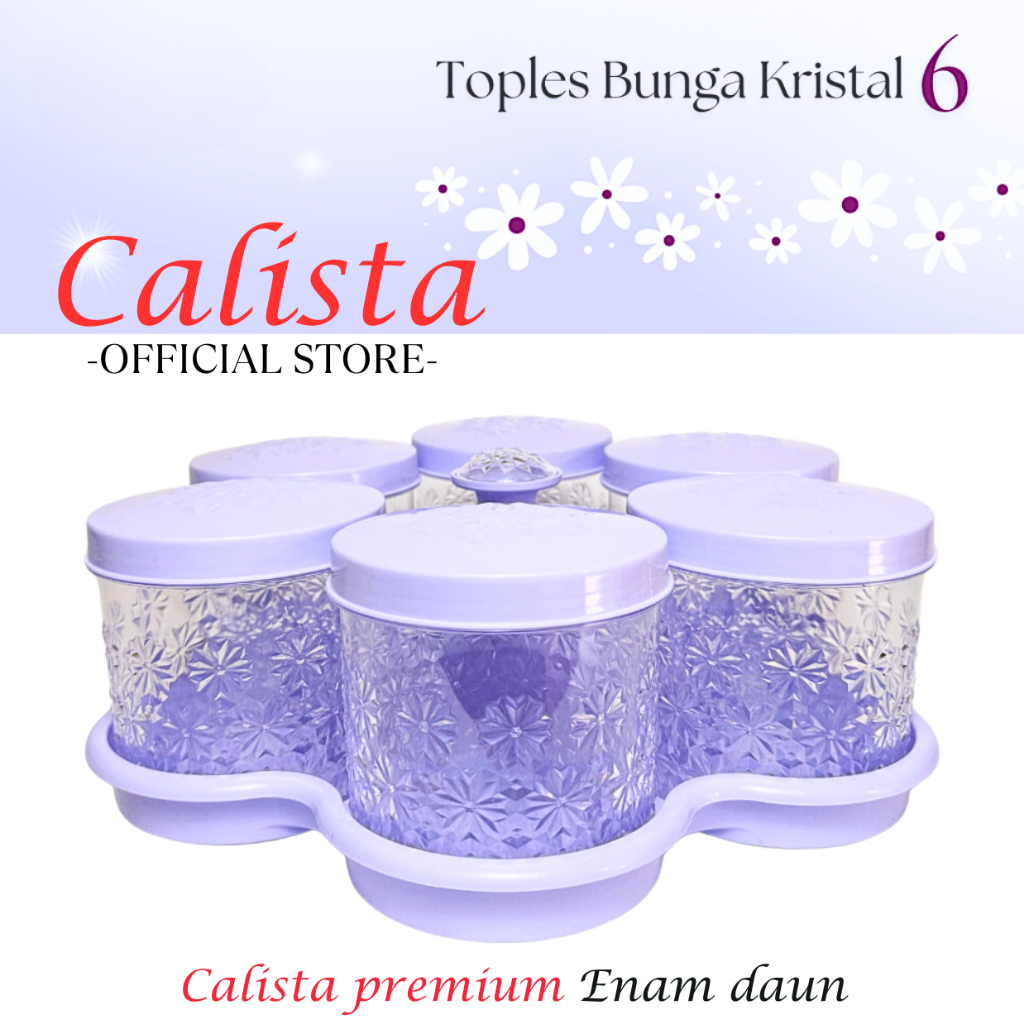 Jual Toples Calista Enam Daun Toples Kue Kering Lebaran Set Isi 6pcs Shopee Indonesia 1086