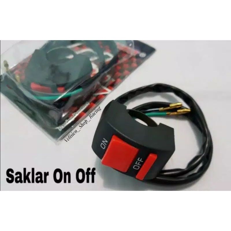 Jual Saklar On Off Stang Saklar On Off Jepit Stang Universal | Shopee ...