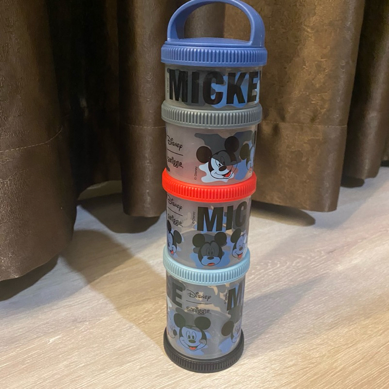 Jual Smiggle Mickey Mouse Container Snack Stack 4 Original | Shopee ...