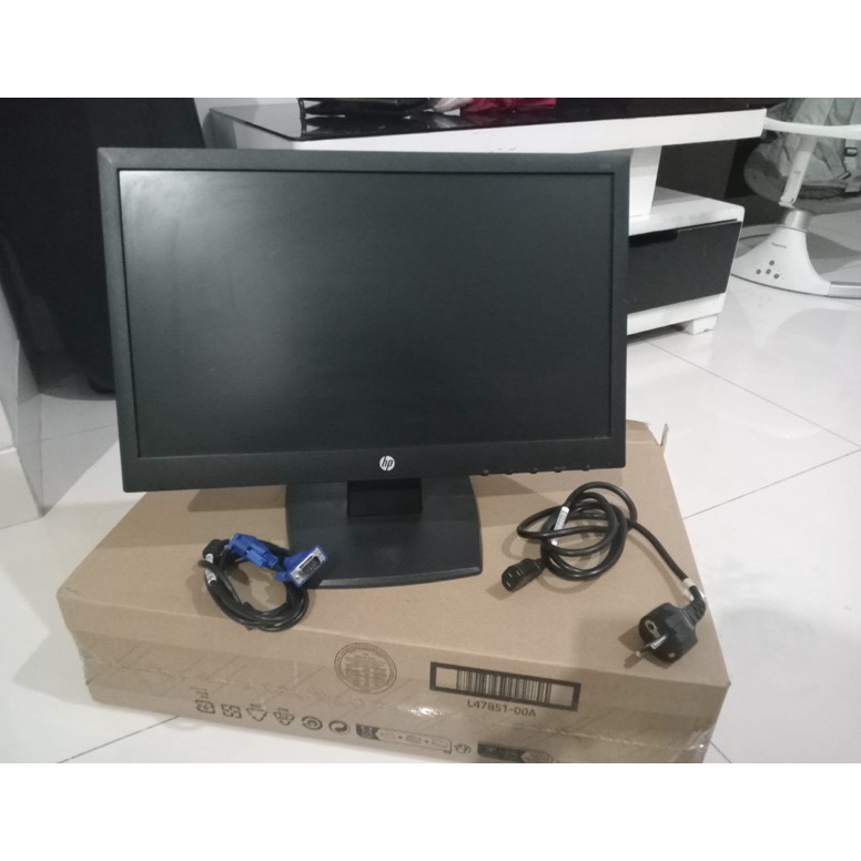 Jual KODE J85G MONITOR HP 19 INCH LED LENGKAP DUSS KOMPLIT KABLE POWER ...