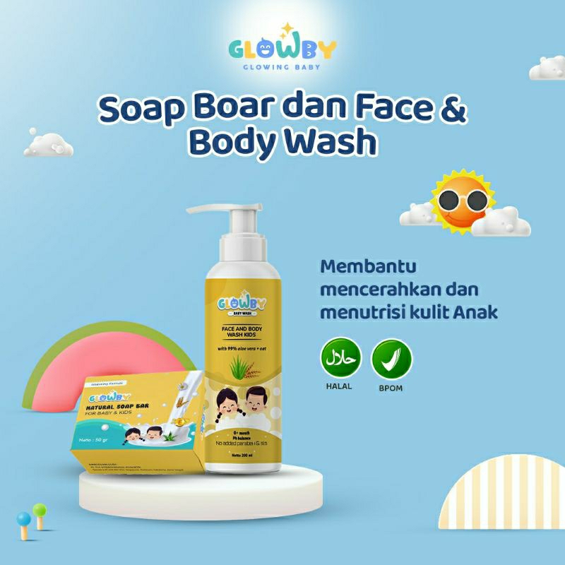 Jual (Glowby) Soap Bar Body & Face & Body Wash | Shopee Indonesia