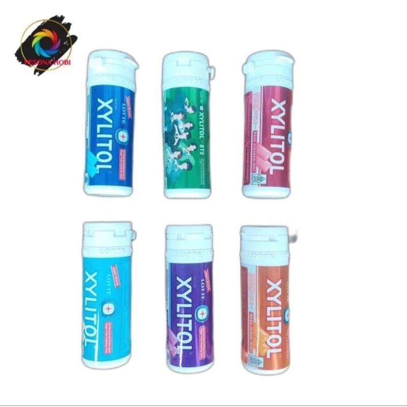 Jual XYLITOL PERMEN KARET BEBAS GULA KEMASAN BOTOL KECIL 27,55 Grm ...