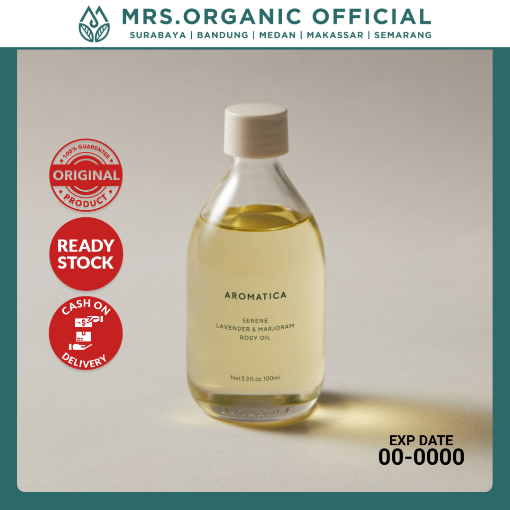 Jual Aromatica Serene Body Oil Lavender & Marjoram 100ml Shopee Indonesia