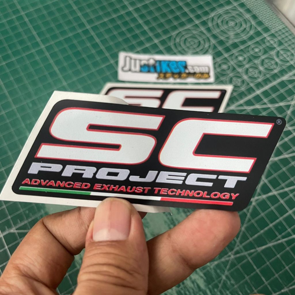 Jual SC-PROJECT STICKER Exhaust, Sticker Knalpot SC Project, Tahan ...