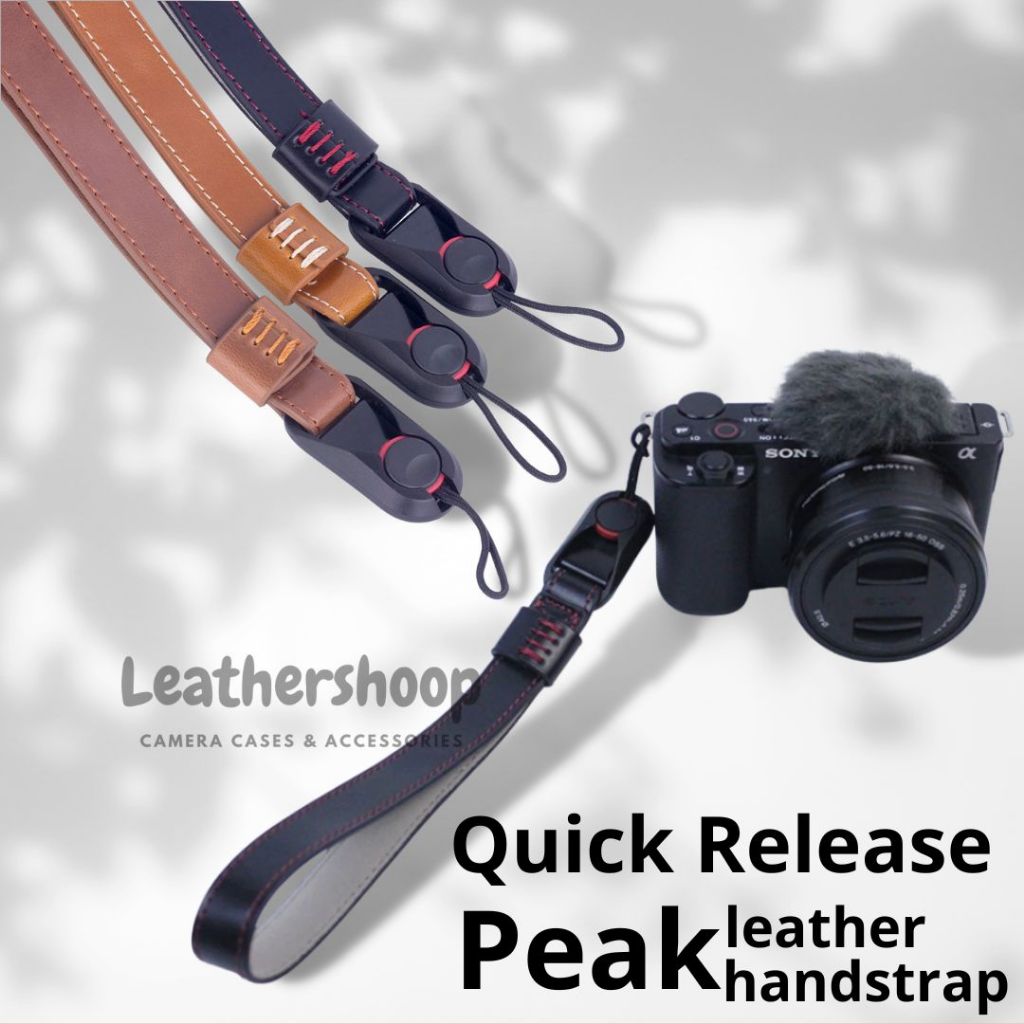 Jual Hand Strap Tali Kamera Peak Desain Leather untuk Mirorrless