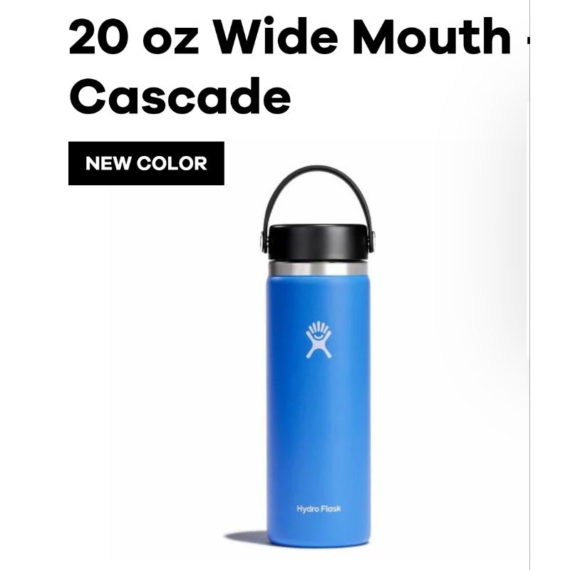 Jual HYDRO FLASK WIDE FLEX CAP-CASCADE-(20OZ)-ACC-US | Shopee Indonesia