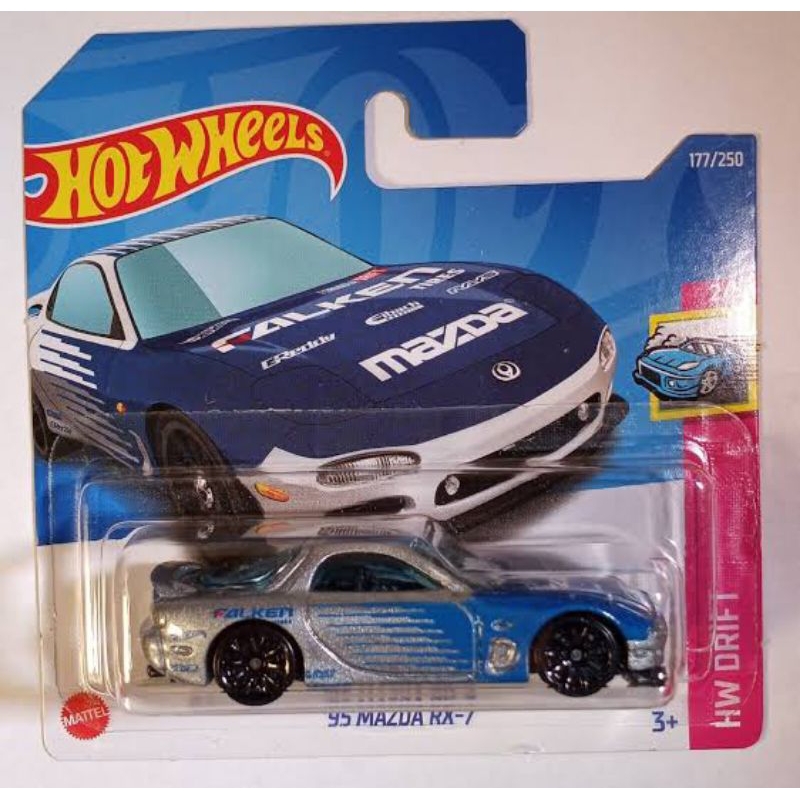 Jual hot wheels falken mazda Rx7 biru | Shopee Indonesia