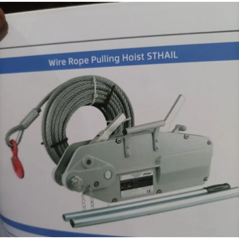 Jual TIRFOR WIRE ROPE PULLING HOIST CAPACITY 3,2 TON X 20 M merek ...
