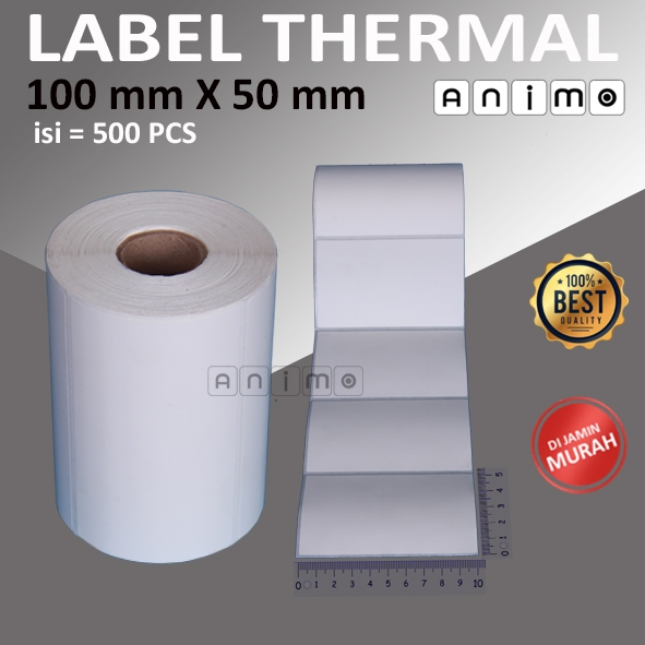 Jual Label Barcode Thermal X Mm Label Thermal X Mm X