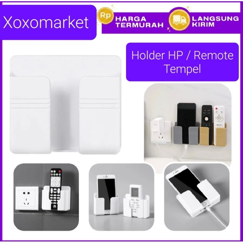 Jual Holder Hp Stand Hp Remote Tempel Dinding / Tempat Hp / Remote ...