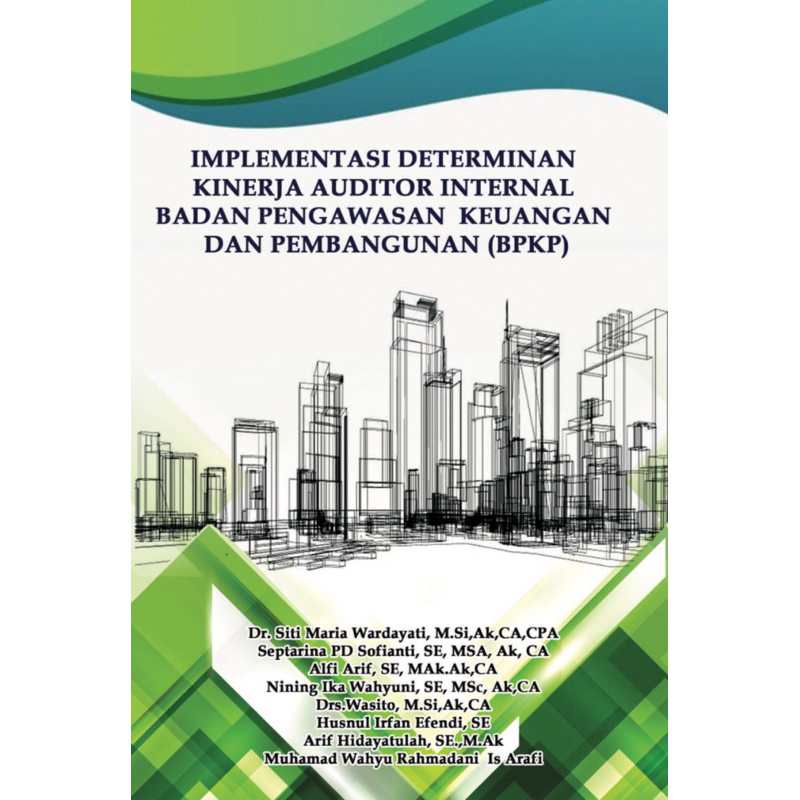 Jual Implementasi Determinan Kinerja Auditor Internal Badan Pengawasan ...