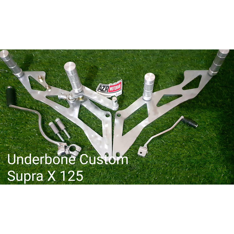 Jual Underbone custom supra x 125 plat besi 8mm “Version 1” | Shopee ...