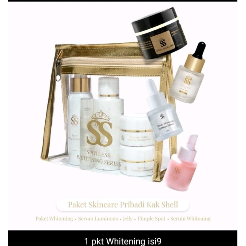 Jual SSSKIN Paket Whitening Spotless Series FREE GIFT SSSKIN Untuk Flek ...