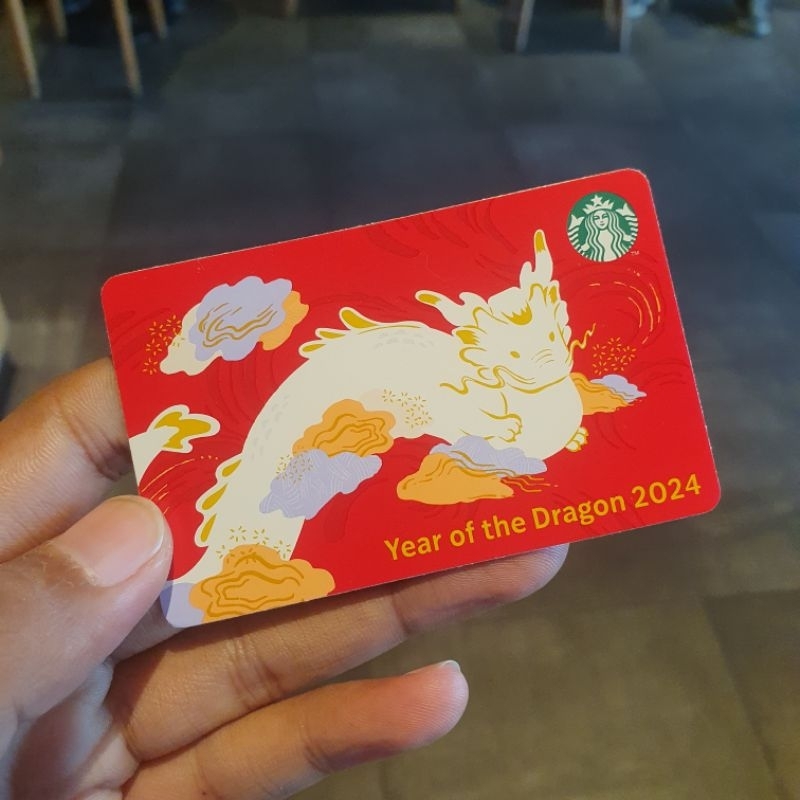 Jual Starbucks Card Special Editon Lunar Dragon 2024 Shopee Indonesia