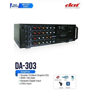 Jual POWER MIXER AMPLIFIER DAT 4 CHANNEL DA 303 BLUETOOTH | Shopee ...