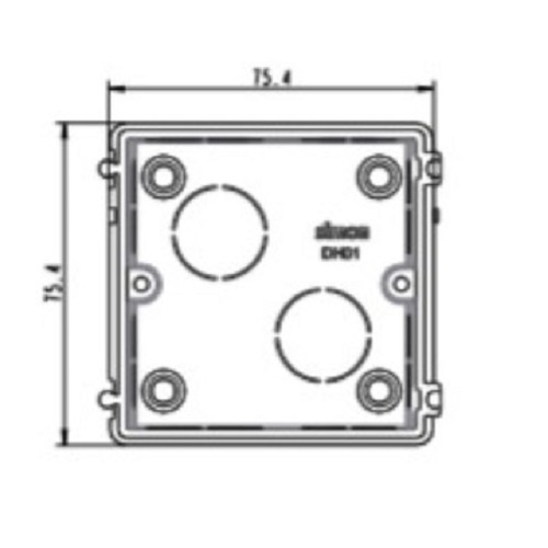 Jual SIMON - inbowdus DH01 flush mounting box (inbowdoos) | Shopee ...