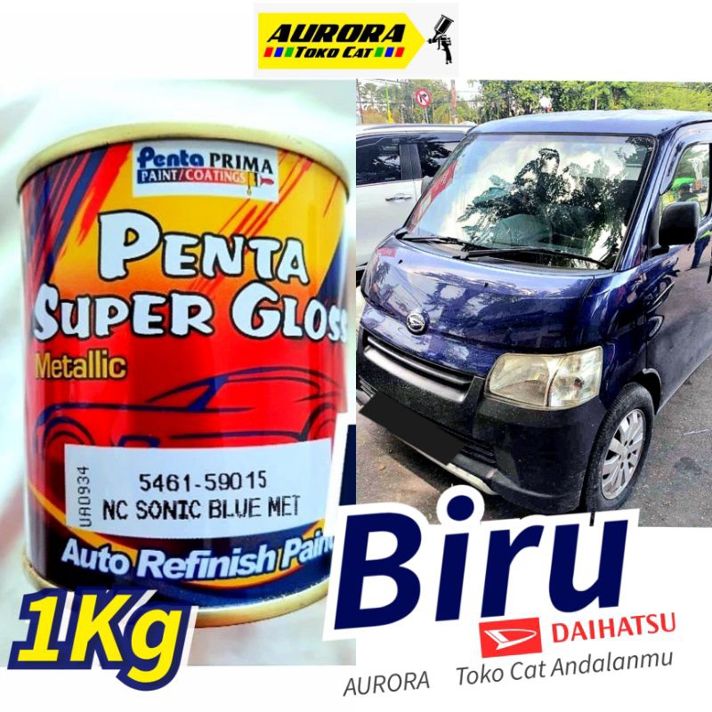 Jual Cat Biru Granmax 1Kilo Daihatsu Gran Max Penta Super Gloss Sonic ...