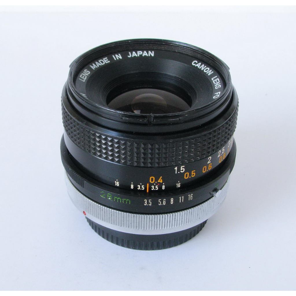 完動品】Canon FTb LENS FD 28mm F3.5 S.C.