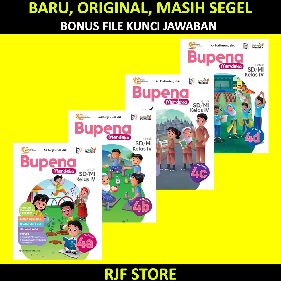 Jual Motif Terkini Bupena Merdeka Sdmi Kelas 4abcd Plus Kunci Jawaban Tnr Shopee Indonesia 