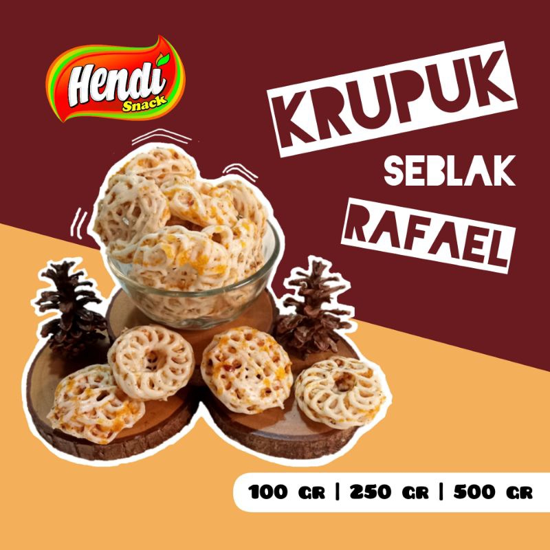 Jual KERUPUK / KRUPUK SEBLAK RAFAEL RENYAH / GURIH / CRISPY / KRISPY ...