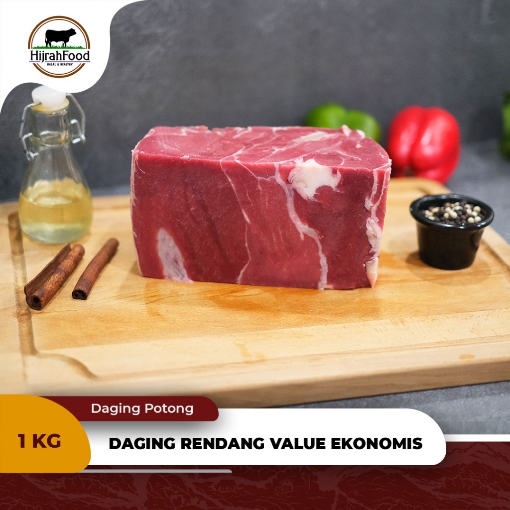 Jual Hijrahfood Daging Rendang Value Ekonomis 1000gr Semur Dendeng ...