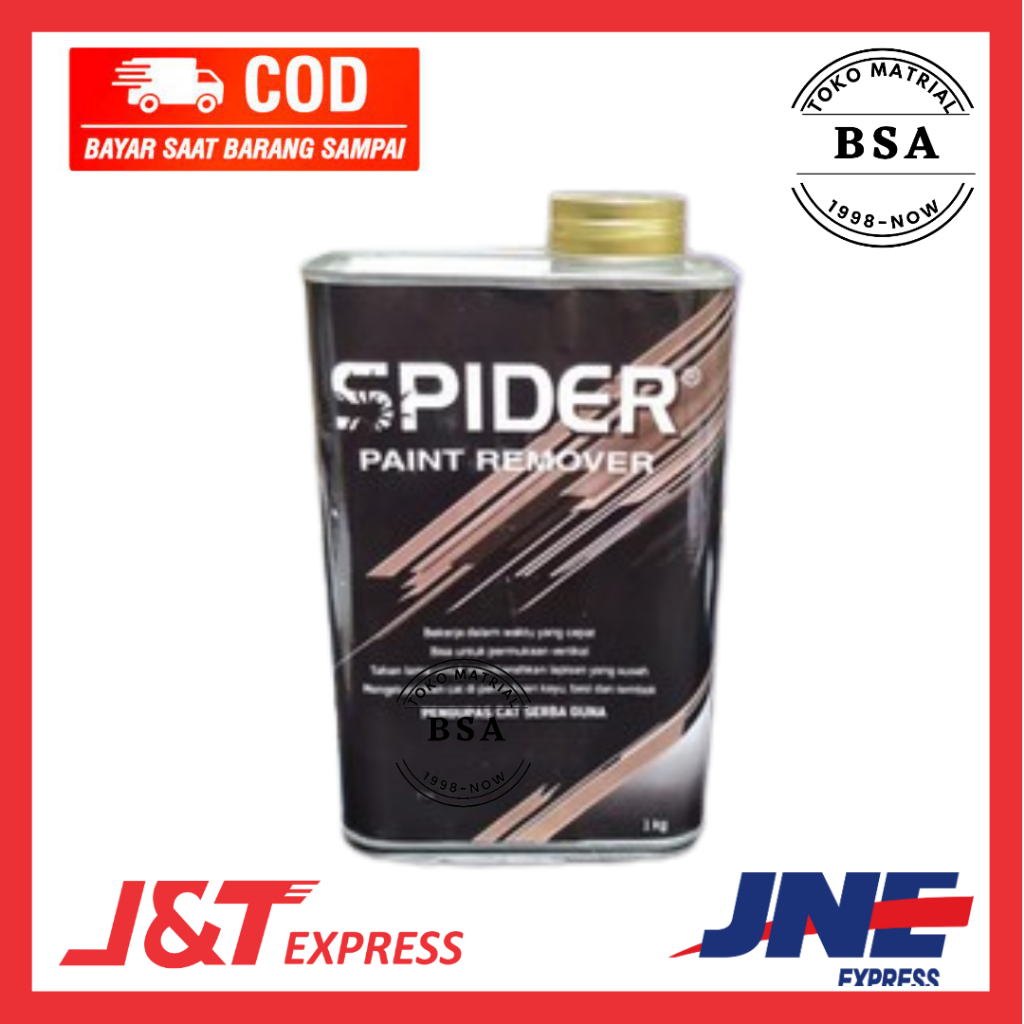 Jual SPIDER PAINT REMOVER 1 KG PENGHILANG PEMBRSIH CAT | Shopee Indonesia