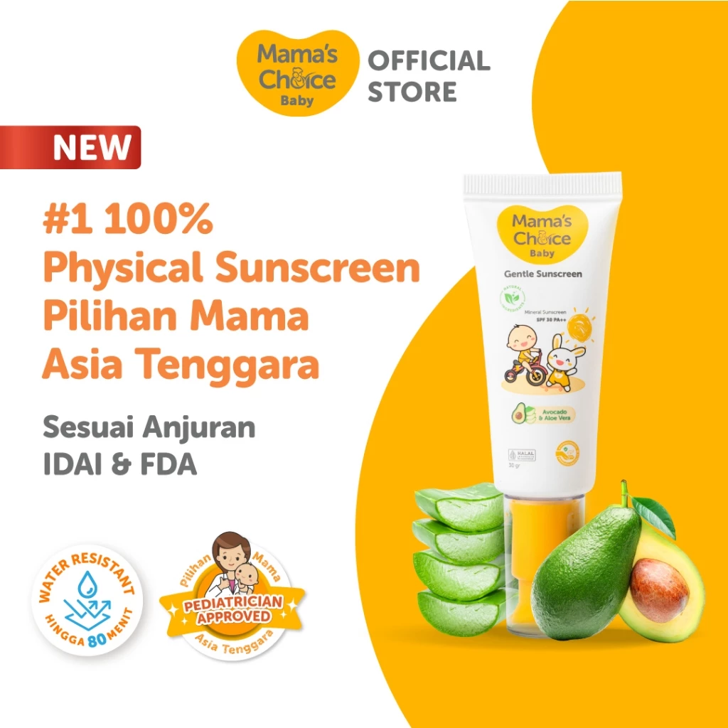 Sunscreen anak & bayi spf30++ - baby gentle sunscreen mama's choice (sunblock