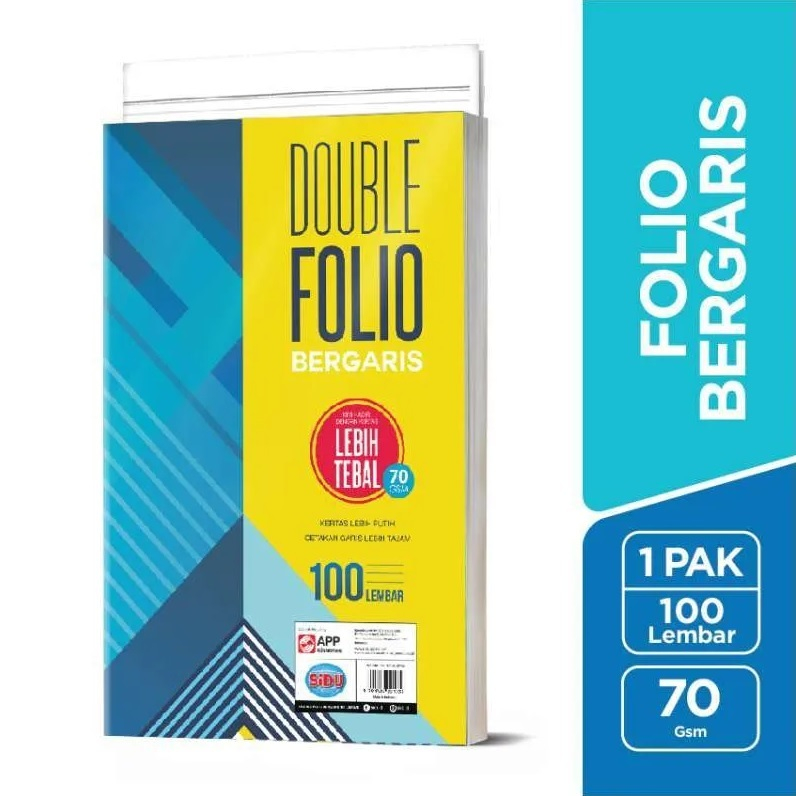 Jual KERTAS DOUBLE FOLIO 1 PACK ISI 100 LEMBAR DAN 200 LEMBAR | Shopee ...