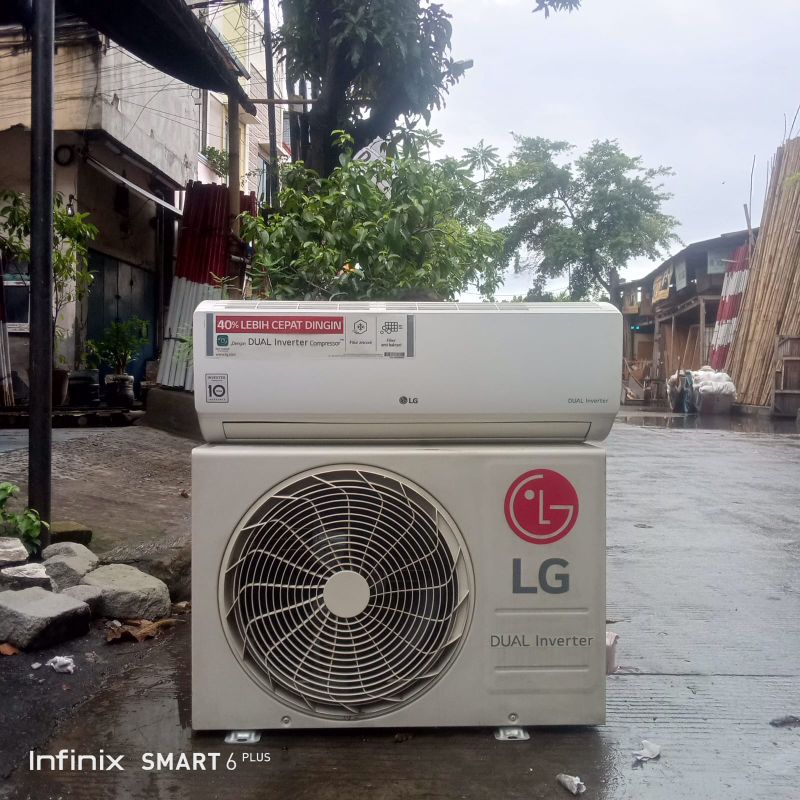 Jual AC LG Dual Inverter 1 PK R 32 SECOND + Pasang (free Ongkir Se ...