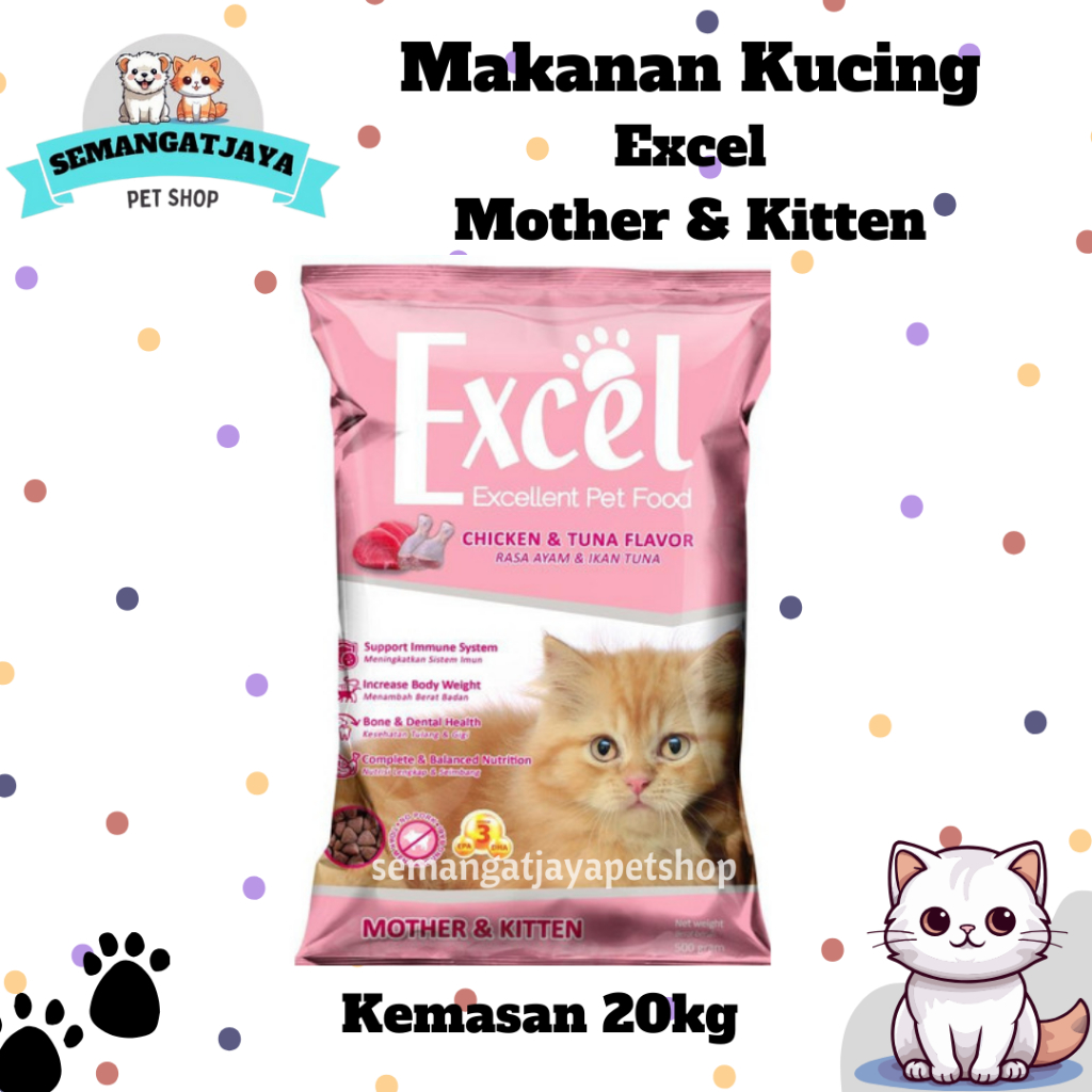 Jual Excel kitten 20 Kg (Instant) | Shopee Indonesia