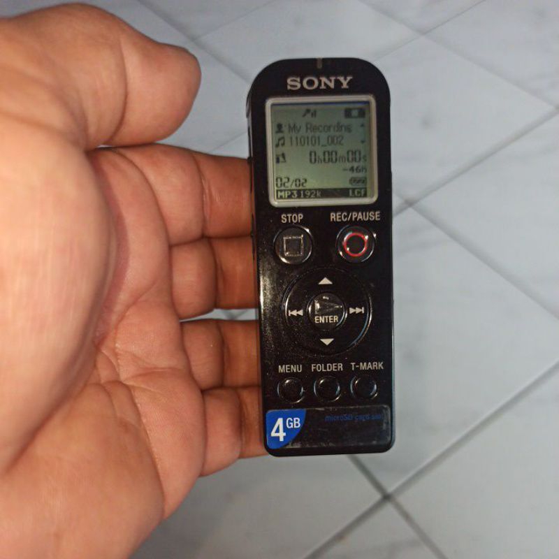 Jual Digital Voice Recorder Ic Recorder Sony Icd Ux F Memory