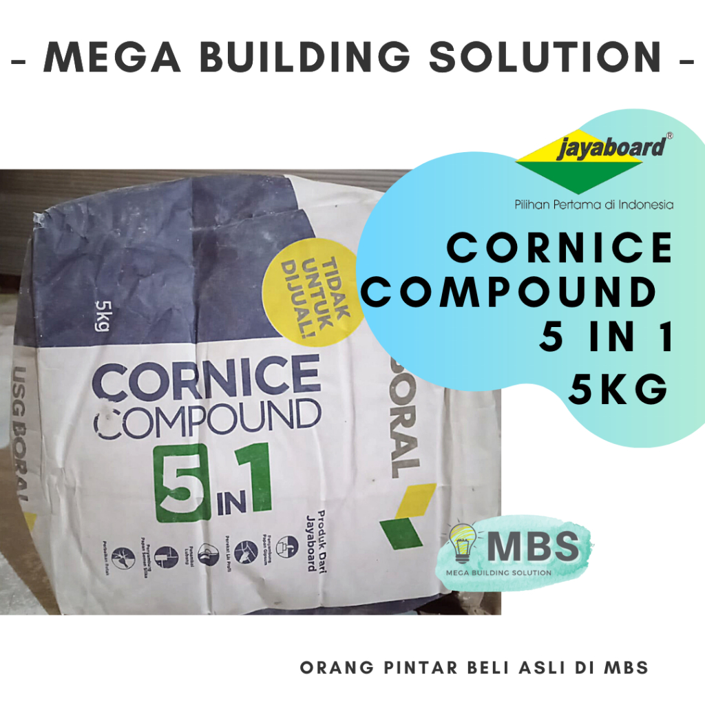 Jual Kompon / Cornice Compound 5in1 2KG (Jayaboard) - SATUAN | Shopee ...