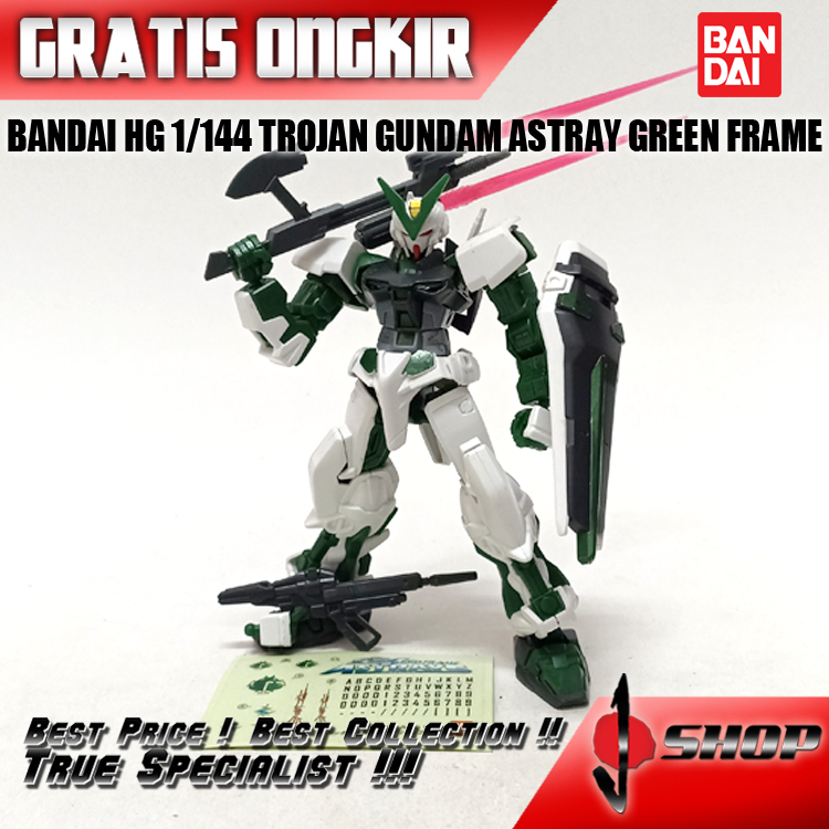 Jual Bandai Hg Trojan Gundam Astray Green Frame Hg Shopee