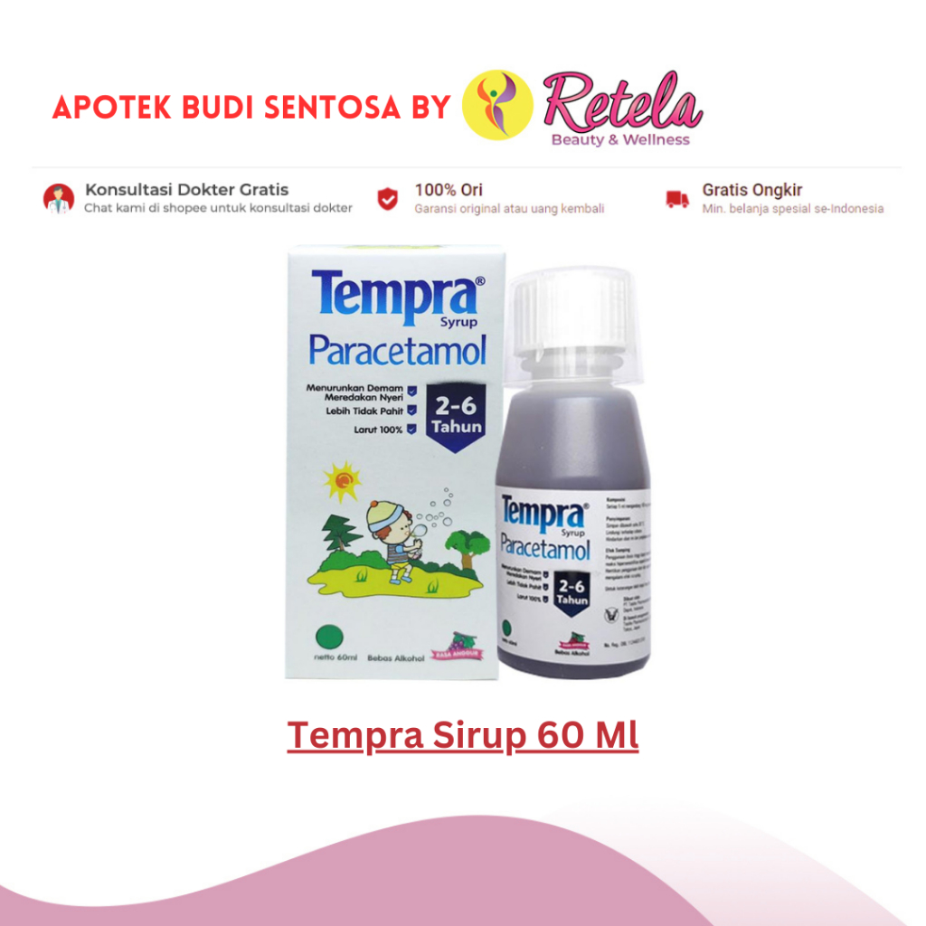 Jual Tempra Sirup Rasa Anggur 60 ml | Shopee Indonesia