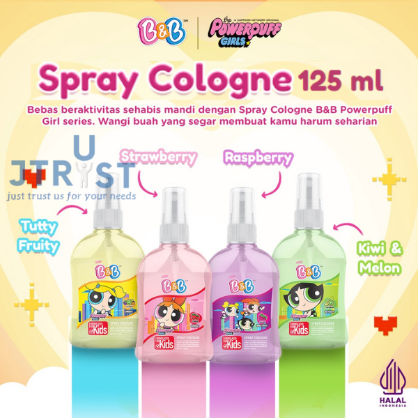 Jual B&B Spray Cologne Kids Parfum Anak Powerpuff Girl 60ml / 125ml ...