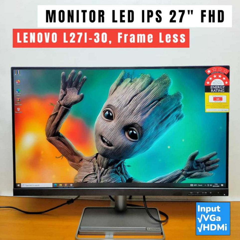 Jual KODE C8X8 LCD LED Monitor 27 24 23 Inchi High Resolusi Cocok Untuk ...