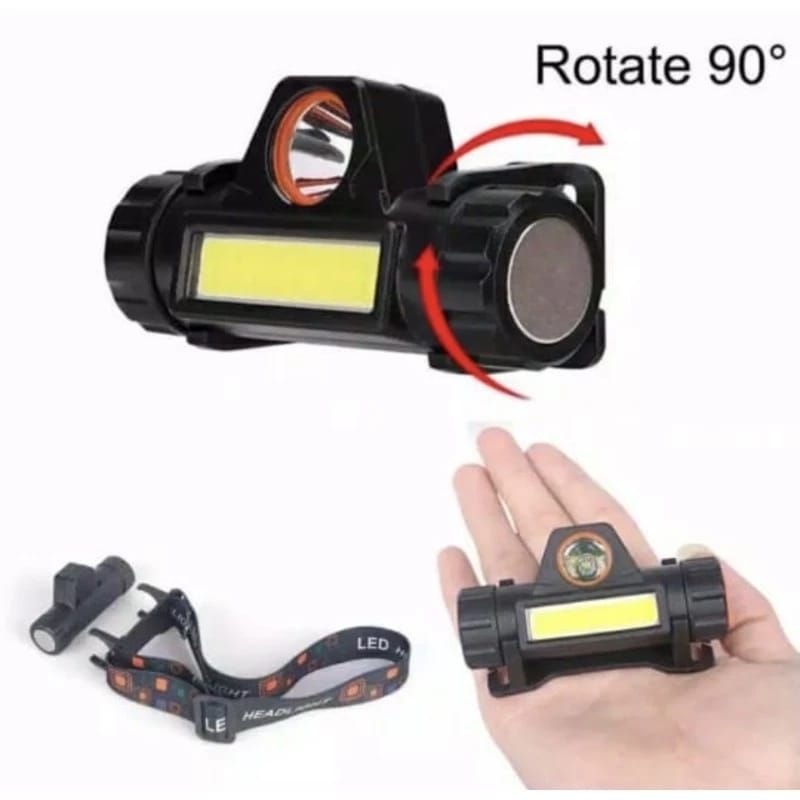 Jual Senter Kepala LED dan Lampu COB Super Terang,Sistem Charge ...