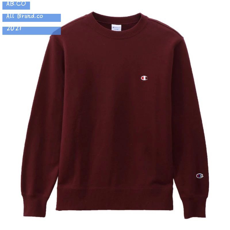 Jual Crewneck Champion Original Basic Maroon Full Tag Label Unisex Sweater Champion Shopee Indonesia