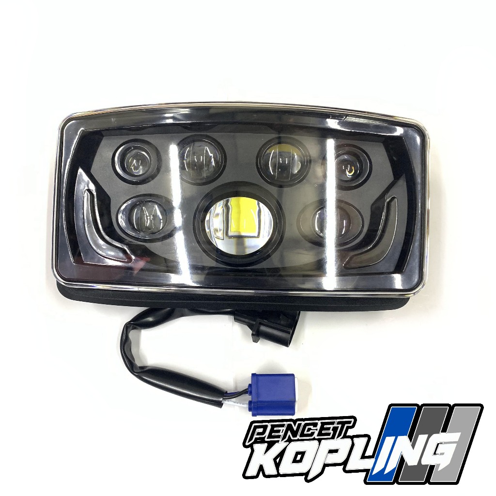 Jual Lampu Headlamp Daymaker Vespa Excel Arus Dc Untuk Modifikasi Lampu Vespa Excel Shopee