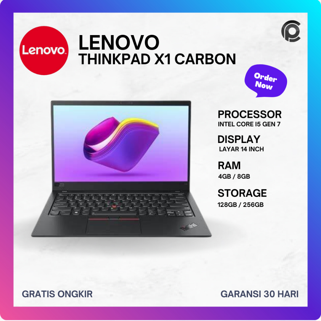 Lenovo ThinkPad X1 Carbon 6th (Core i7 Gen 8) 14″ - betet89