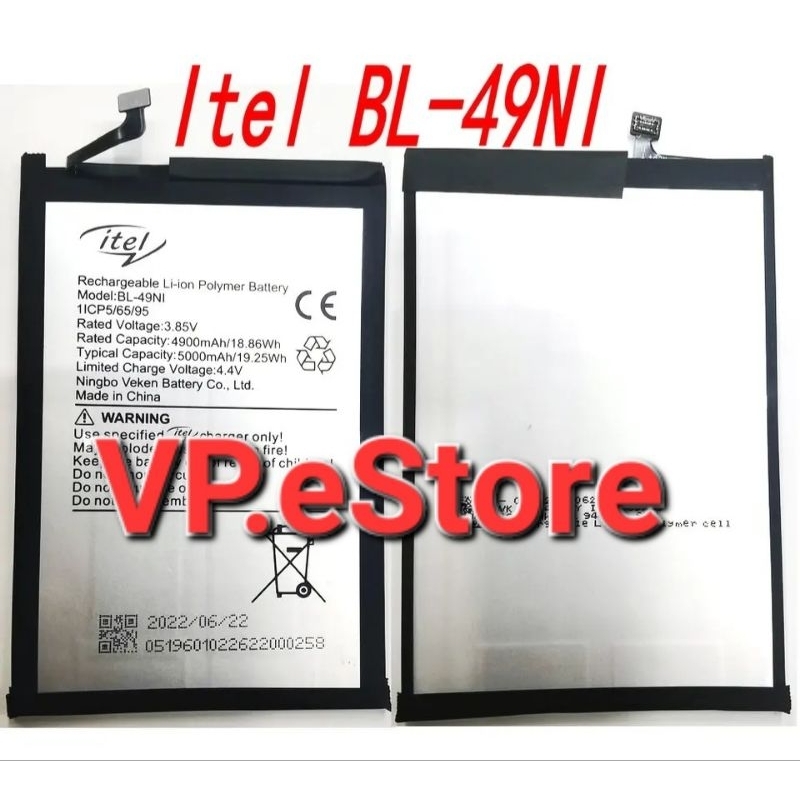 Jual Baterai Batre itel S23 S665L ORIGINAL Model BL-49NI | Batu Battery ...